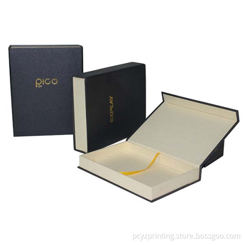 Black Cardboard Box/Wine Box/Perfume Box/Magnetic Closure Gift Box/Tea Box